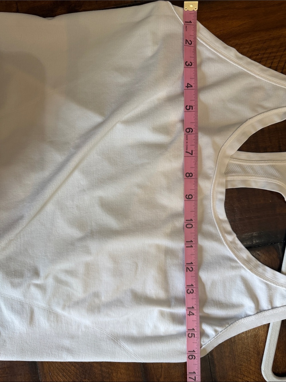 Fabletics Cream Racerback Tank Top - Picture 4 of 4